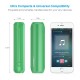 Mini 6700mAh Portable External Charger Power bank for iPhone Samsung Green