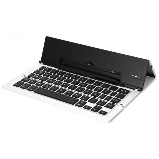 Foldable Aluminum Bluetooth Wireless External Keyboards for Mobile Phone Tablet