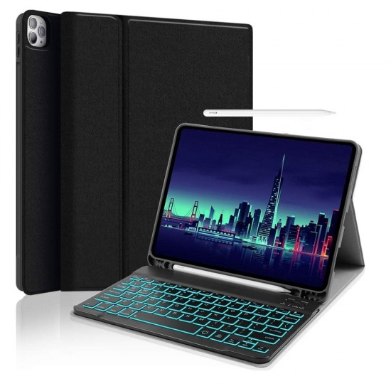 iPad Pro 11" 2020 / 2018 Detachable Backlit Bluetooth Keyboard Stand Case Cover