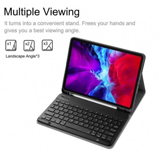 iPad Pro 11" 2020 / 2018 Detachable Backlit Bluetooth Keyboard Stand Case Cover