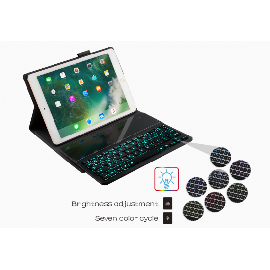 New iPad 2018/2017 iPad Air/Air 2/Pro 9.7 wireless bluetooth smart keyboard case