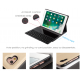 New iPad 2018/2017 iPad Air/Air 2/Pro 9.7 wireless bluetooth smart keyboard case