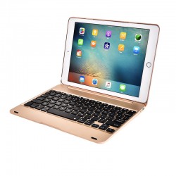 iPad Air /Pro 9.7 2018/2017 New iPad Bluetooth Wireless Keyboard Cover-Gold