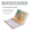 iPad 2017/2018 iPad Air 1 Bluetooth wireless keyboard Cover with backlit Gold