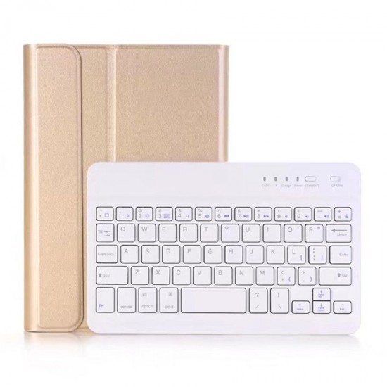 iPad Mini 4/5 Detachable Bluetooth Keyboard Slim Leather Case Stand Cover