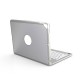 ipad 10.2 7th Gen 2019 Aluminum Alloy Backlit Bluetooth keyboard Cover-Silver