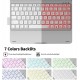 2019 iPad 10.2 inch 7th Bluetooth Keyboard 360° Rotatable 7 Colors Backlit