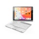 2019 iPad 10.2 inch 7th Bluetooth Keyboard 360° Rotatable 7 Colors Backlit