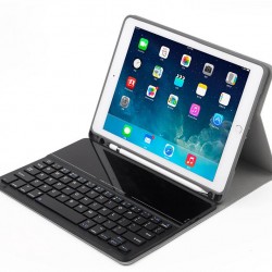 New iPad 10.2" 7th 2019/ iPad Air3 / Pro 10.5 wireless bluetooth removable keyboard with case cover