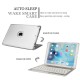 iPad air 3 /Pro 10.5" Bluetooth Aluminum Keyboard Case Cover with Backlit Silver