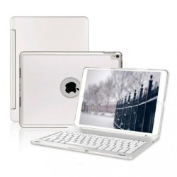 iPad air 3 /Pro 10.5" Bluetooth Aluminum Keyboard Case Cover with Backlit Silver