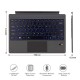 Surface pro 3/4/5/6/7  Slim Bluetooth Wireless Backlit Keyboard with Touch pad