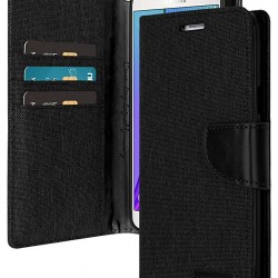 Samsung J7 2017 J730 MERCURY GOOSPERY Canvas Leather Magnetic Flip Cover Case