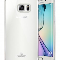 Samsung Galaxy S6 GOOSPERY Pearl Glitter Slim Jelly TPU Bumper case-Clear