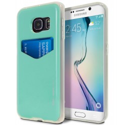 Samsung Galaxy S6 Edge GOOSPERY Slim ipocket  card Slot bumper case Mint