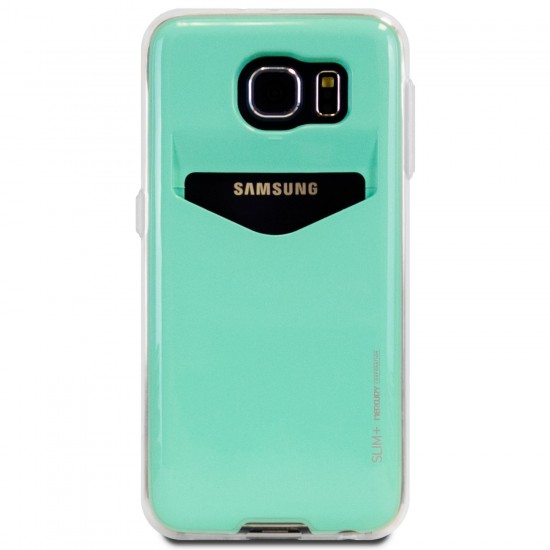 Samsung Galaxy S6 Edge GOOSPERY Slim ipocket  card Slot bumper case Mint