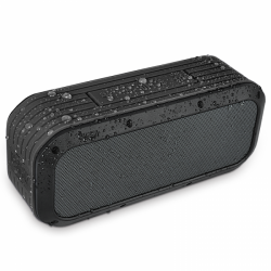 Voombox Outdoor Water Resistant Wireless Bluetooth Speaker with Mic NFC-Black