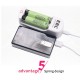 USB Smart Charger For Rechargeable Batteries Li-ion 10440 14500 16340 18650