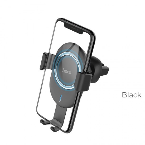 Fast car Charging Qi wireless charger phone holder Mount Air outlet