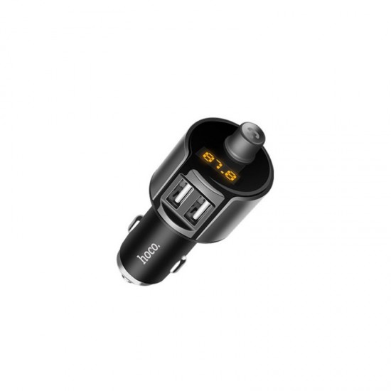 Dual USB 2.4A Smart Car Wireless FM Transmitter Bluetooth Hands-free Car Kit