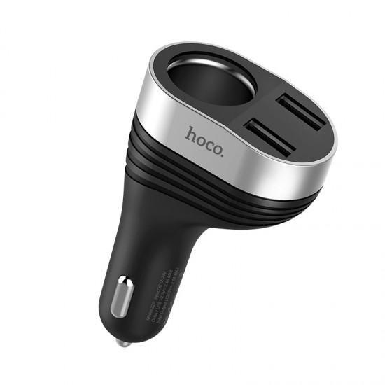 Dual USB Car Charger 3.1A Fast Charging with one Cigarette lighter Socket