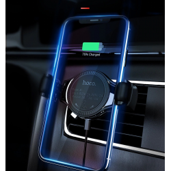 Wireless Fast Charger Charging Air Vent Adjustable Phone Navigation Car Holder