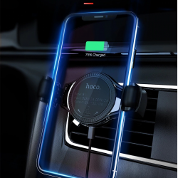 Wireless Fast Charger Charging Air Vent Adjustable Phone Navigation Car Holder