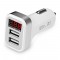 Digital Display Dual USB Ports Car Charger Voltage Current Car Charger for Phone