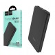 Slim 10000mAh Mobile Phone Power bank  with dual USB port 2.1A output Black