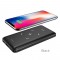 Potable Mobile Wireless charging power bank 10000mAh with LED indicator-Black