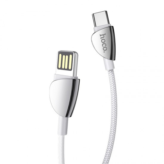 1.2m Type-C USB C Fast charging data cable 3.0A Zinc Alloy for Samsung Huawei