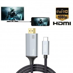 Type-C USB C to HDMI Cable 4K Video Display Port Male to Male Adapter Cord