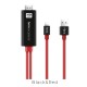 2M iPhone/iPad Lightning to HDMI Digital 1080P HDTV TV Adapter Smart Cable Red