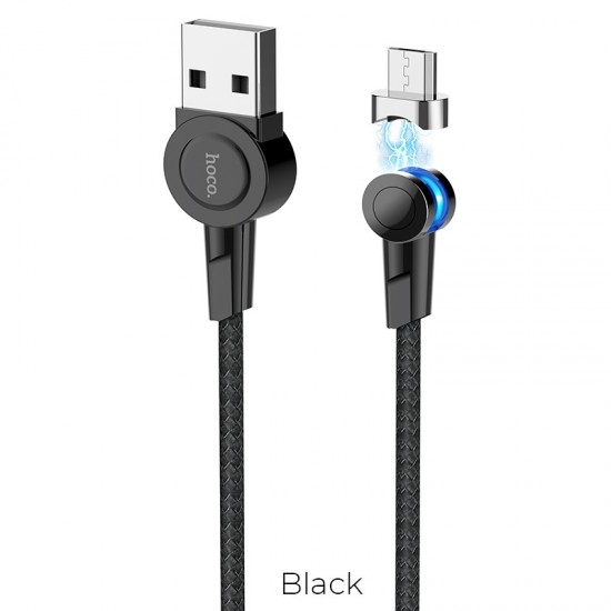 Magnetic Micro-USB charging cable 1.2m rotatable magnetic plug