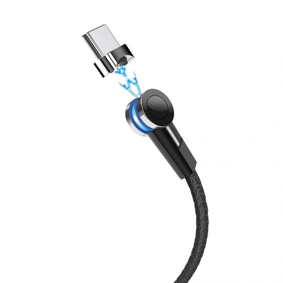 Magnetic Type-C charging cable 1.2m rotatable magnetic plug