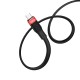 Mobile Phone Micro-USB charging data cable 1.2m silicone braid current 2.4A-Black