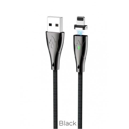 Lightning magnetic charging data cable 1.2m zinc alloy connectors