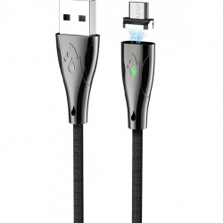 Micro-USB magnetic charging data cable 1.2m zinc alloy connectors