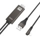 2M iPhone/iPad Lightning to HDMI 1080P HD output Screen Transmission Cable