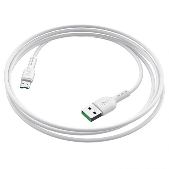 Micro USB Fast Charging data cable current up to 4A 1M-White