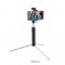 Magnificent wireless monopod remote control Selfie stick Max to 1.6M Black