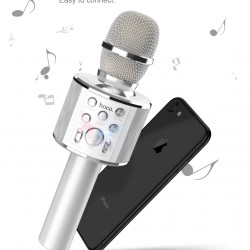 Wireless Bluetooth Karaoke Microphone  Music Player TF card support For Phones