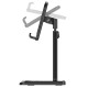 Desktop Mobile Phone Tablet Stable Aluminum Alloy Stand Holder for 4.7-10 inch