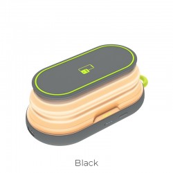 4 in 1 5000mAh Qi Wireless Charger Power Bank With Colorful Night Light Holder