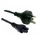 SAA APPROVED 2M laptop Power wall plug CORD cable 3 PIN Prong TO CLOVER 7.5A