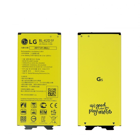 Original LG G5 BL-42D1F 2800mAh Li-Ion Battery For G5 H820 LS992 H830 VS987 H850