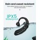 In ear Sport Wireless Bluetooth 5.0 Earhook Single side Earphone with Mic