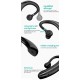 In ear Sport Wireless Bluetooth 5.0 Earhook Single side Earphone with Mic