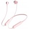 Wireless Bluetooth 5.0 Sport Gym Running Headphones Magnetic  with Mic Pink