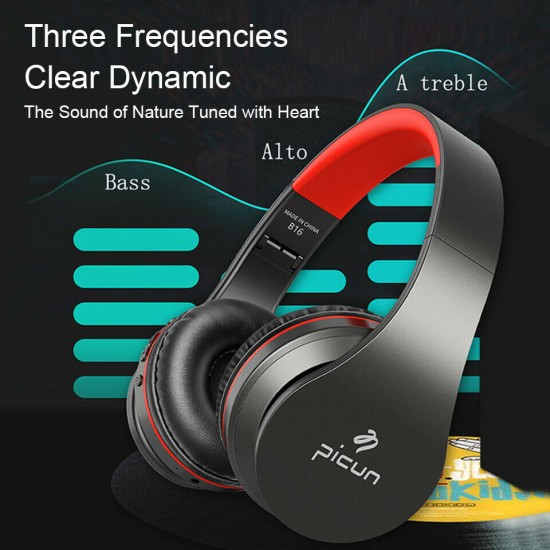 Foldable Wireless Bluetooth Earphone Music Headphones Touch Headsets